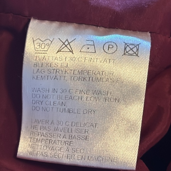 Acne Studios Lucille Sheath Dress in Burgundy Cotton blend Sz 36 US 4 - Picture 10 of 15